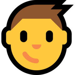 Emoji Anak Lelaki Microsoft