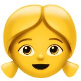 Emoji Anak Perempuan Apple