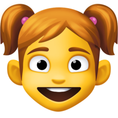 Emoji Anak Perempuan Facebook
