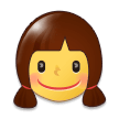 Emoji Anak Perempuan Samsung