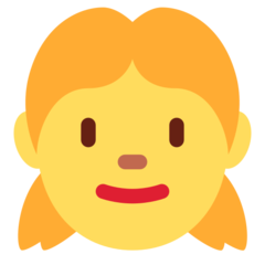 Emoji Anak Perempuan Twitter