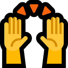 Emoji Angkat Tangan Microsoft