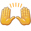 Emoji Angkat Tangan Samsung