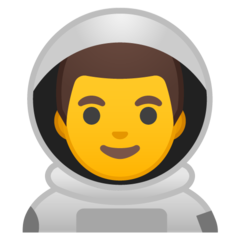 Emoji Astronot Pria Google