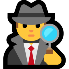 Emoji Detektif Microsoft