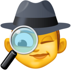 Emoji Detektif Wanita Facebook