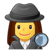 Emoji Detektif Wanita Samsung