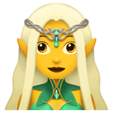 Emoji Elf Wanita Apple