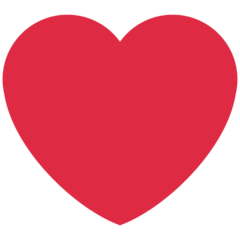 Emoji Hati Merah Twitter