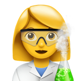 Emoji Ilmuwan Wanita Apple