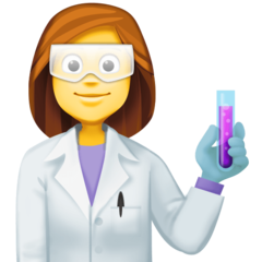 Emoji Ilmuwan Wanita Facebook