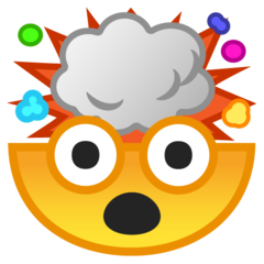 Emoji Kepala Meledak Google