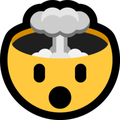 Emoji Kepala Meledak Microsoft