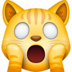 Emoji Kucing Lelah Facebook