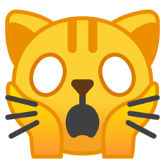 Emoji Kucing Lelah Google