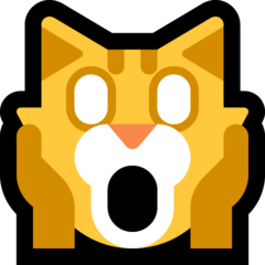 Emoji Kucing Lelah Microsoft