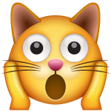 Emoji Kucing Lelah WhatsApp