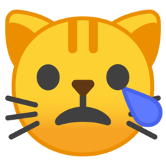 Emoji Kucing Menangis Google