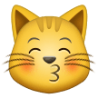 Emoji Kucing Mencium Samsung