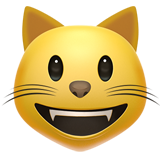 Emoji Kucing Menyeringai Apple