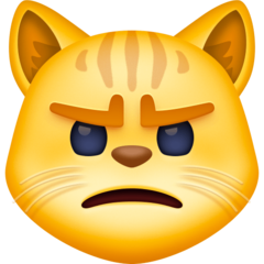 Emoji Kucing Merengus Facebook