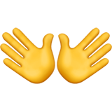 Emoji Membuka Tangan Apple