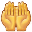 Emoji Mengangkat Kedua Telapak Tangan Samsung