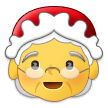 Emoji Nyonya Claus Samsung