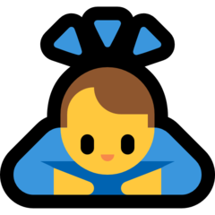 Emoji Orang Membungkuk Microsoft