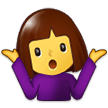 Emoji Orang Mengangkat Bahu Samsung