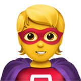 Emoji Pahlawan Super Apple