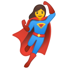 Emoji Pahlawan Super Wanita Google