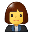 Emoji Pekerja Kantor Wanita Samsung