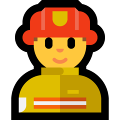 Emoji Pemadam Kebakaran Pria Microsoft