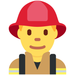 Emoji Pemadam Kebakaran Pria Twitter