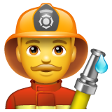 Emoji Pemadam Kebakaran Pria WhatsApp