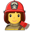 Emoji Pemadam Kebakaran Wanita Samsung