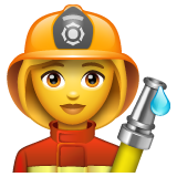 Emoji Pemadam Kebakaran Wanita WhatsApp