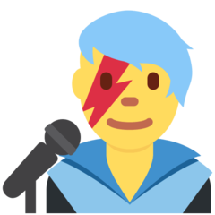 Emoji Penyanyi Pria Twitter
