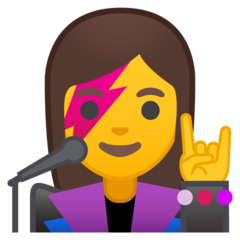 Emoji Penyanyi Wanita Google