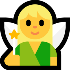 Emoji Peri Wanita Microsoft