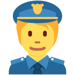 Emoji Petugas Kepolisian Twitter