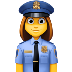 Emoji Petugas Kepolisian Wanita Facebook