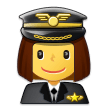 Emoji Pilot Wanita Samsung