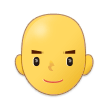 Emoji Pria Botak Samsung