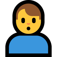 Emoji Pria Cemberut Microsoft