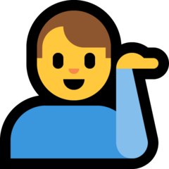 Emoji Pria Membalikkan Tangan Microsoft