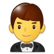 Emoji Pria Mengenakan Tuxedo Samsung