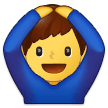 Emoji Pria Mengisyaratkan OK Samsung