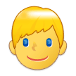Emoji Pria Rambut Pirang Samsung